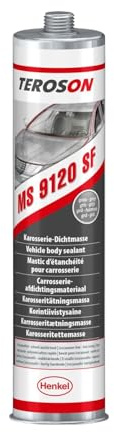 Teroson MS 9120 SF Karosseriekleber und Dichtmasse, Grau, 1x310ml | Auf Basis von MS-Polymer, lösemittelfrei, für Nahtabdichtung und Kunststoffteile, ohne Primer, elastisch