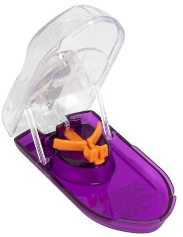 EZY DOSE Pill Cutter with Safety Shield and Magnifier, Daily Usage, Safely Cut Pills and Vitamins, Accurate and Easy Cutting, Color May Vary, BPA Free
