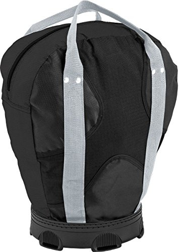 Champion Sports Lacrosse Ball Bag: Nylon Sports Training Tote for Lacrosse, Baseball and Tennis,Gray/Black