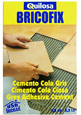 Quilosa Bricofix Zement Schwanz grau