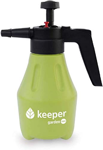 Keeper Pulverizador a Presión Garden 1500 | Capacidad de 1L | Boquilla Ajustable con 3 Modos | Válvula de Seguridad y Diseño Ergonómico | Ideal para Jardinería y Uso Doméstico