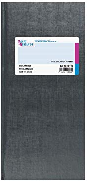 König & Ebhardt König und Ebhardt König & Ebhardt 8613123 Geschäftsbuch (13,7x29,7cm mit festem Kopf, 80g/m²)