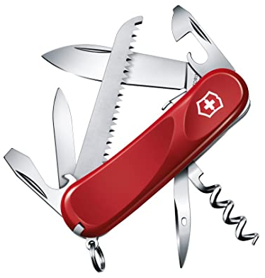 Victorinox, Evolution S13, Coltellino Svizzero, Originale, Multiuso, Campeggio, 14 Funzioni, Lama, grande, Apriscatole, Bloccabile