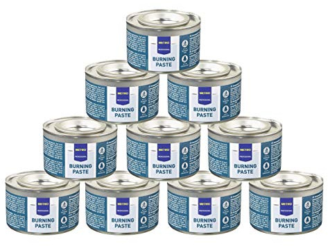 Brennpaste 12x 200g / 2400 Gramm Sicherheitsbrennpaste Speisewärmer Brenngel