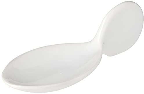 Restaurantware-4 Inch Porcelain Tasting Spoons, 10 Fish Shape Porcelain Spoons - Microwave-Safe, Oven-Safe, White Tasting Spoon, Chip-Resistant, For Tastings Or Individual Portions