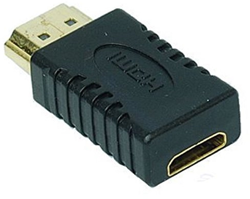 REY Adaptateur connecteur HDMI mâle vers Mini HDMI Femelle, extenseur