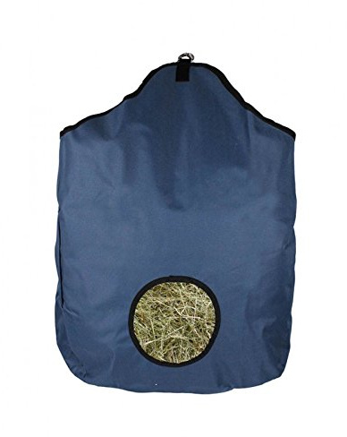 QHP Heutasche Heusack Starkes Nylon viele Farben (Navy)