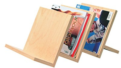 Zeitschriftenhalter 3-fach aus Holz / werkstatt-design... schönes aus werkstätten für behinderte menschen fair sozial öko... logisch!