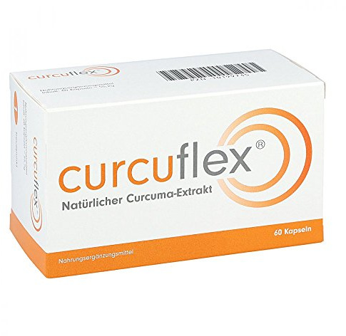 Curcuflex Curcuma-Extrakt Weichkapseln mit hochbioverfügbarem Mizellen-Curcumin, 60 Kapseln