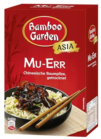 Bamboo Garden Mu-Err chinesische Baumpilze getrocknet (1 x 25 g) (Verpackungsdesign kann abweichen)