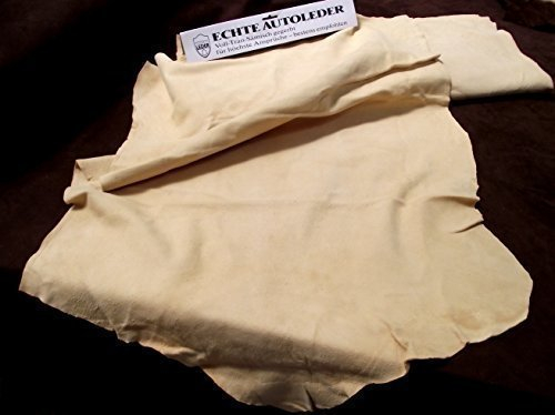Sondermaß: Premium Fensterleder, Ledertuch im Naturformschnitt von 63x95 cm - Top Autoleder, Lederlappen