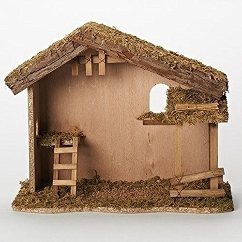 Fontanini by Roman, Stable with Ladder, 7.5 Collection, Nativity Stable