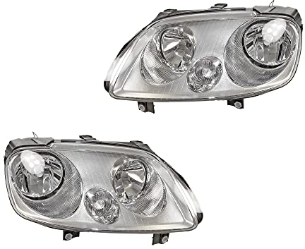 BESTPRICE 2x Hauptscheinwerfer vorne links + rechts Frontscheinwerfer, Kompatibel mit VW CADDY III (2KB, 2KJ, 2CB, 2CJ), CADDY III Kasten/ (2KA, 2KH, 2CA, 2CH), TOURAN (1T1, 1T2)