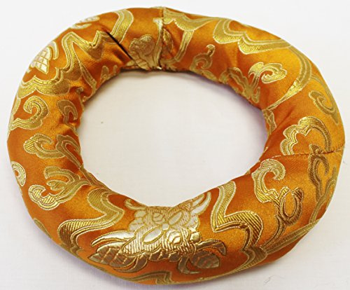 6 Silk Brocade Ring Cushion Pillow for Tibetan Singing Bowl~Best for Bowl size 7-8
