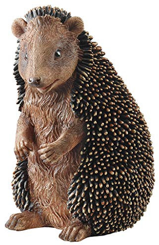 Design Toscano Halsey the Hedgehog Garden Statue, Polyresin, Full Colour, 28 cm