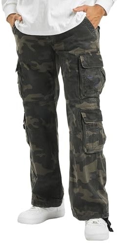 BRANDIT PURE VINTAGE TROUSER CARGOHOSE HOSE bis 7XL (Darkcamo)L