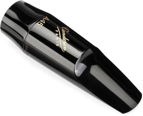 Vandoren SM602B Jumbo Java A45 Alto Saxophone Mouthpiece (Black Ebonite)