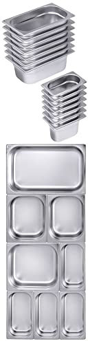 Contacto acciaio inox GN-contenitore 21, Contenitori Gastronorm, profondità: 200 mm