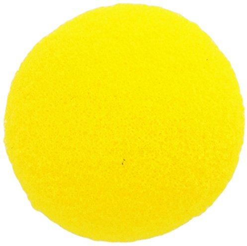 Volley 022206 Tischtennisball, Schaumstoff, unbeschichtet, Gelb, 3,8 cm Durchmesser, 12 Stück