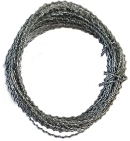 Warlord Games Battlefield Model Barbed Wire - 3M Metal Razor Wire for Miniature Bases and Wargame Terrain