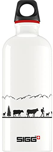 Sigg - Botella de aluminio - Traveller - Certificación Clima Neutral - Apta para bebidas carbonatadas - A prueba de fugas - Ligera como una pluma - Sin BPA - 0,6L / 1L /1,5L