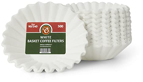 500 x 3 Pint White Commercial Coffee Filter Papers by EDESIA ESPRESS