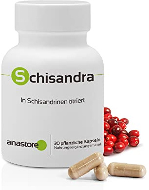 SCHISANDRA * 200 mg / 30 capsule * Estratto secco di frutto di schisandra concentrato 30:1 e titolato al 10% in schisandrine * Cervello, Energia, Equilibrio emozionale, Vitalità, Sonno