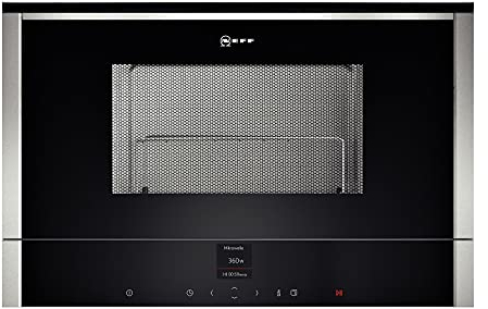 NEFF CGR 1701 N Mikrowelle, 900 W, 21 L Garraum, Einbaumikrowelle, Edelstahl