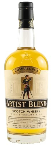 Compass Box Artist Blend Scotch Whisky, 70cl | Fruity & Creamy | 43%