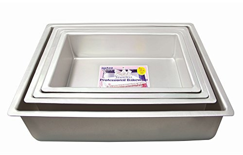 PME - Teglia Professionale Rettangolare in Alluminio 30 x 40 x 7.5 cm
