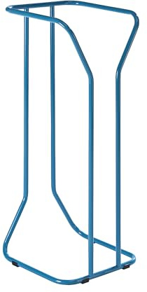 eurokraft pro | Großvolumen Abfallsackhalter | Stahl, Volumen 400 l, stationär, lichtblau