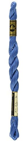 DMC 115 5-826 Pearl Cotton Thread, Medium Blue, Size 5