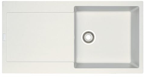 Franke MRG 611-97 Fragranite - Fregadero (450 x 425 mm, 20 cm, 970 mm), color blanco
