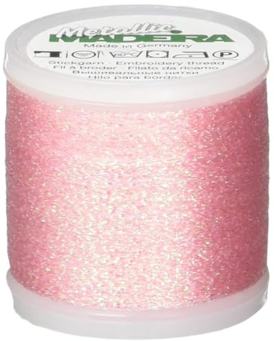 Madeira Metallic Sparkling Nr.40 Stickerei Gewinde, 200 Meter Länge, #302 Rosa