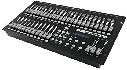EUROLITE DMX Commander 24/48 Controller | Theaterlicht-Pult für 48 DMX-Kanäle, jede Szene in der Helligkeit einstellbar