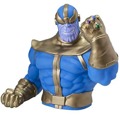 Marvel Thanos PVC Bust Bank,Multi-colored,4