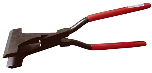 Stubai 282054 Tinsmith's Seaming Straight Pliers with Lap Joint, Multi-Colour, 100 mm