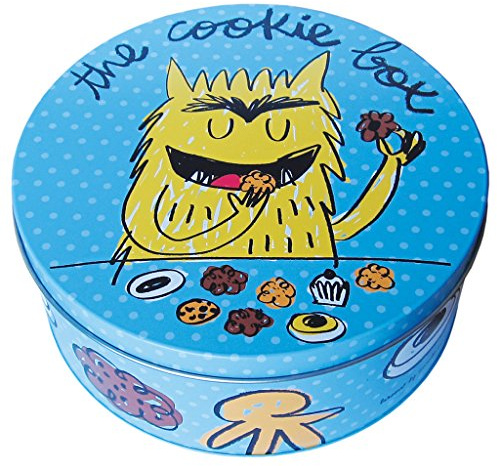 Laroom 13720 - Caja metálica The Cookie Box, Color Azul