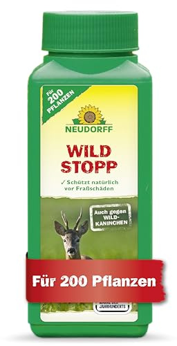 Neudorff WildStopp – Schützt Obstgehölze und Zierpflanzen vor Wildverbiss durch z.B. Rehe und Wildkaninchen, 100 g