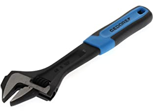 GEDORE Einmaulschlüssel verstellbar, Spannweite 36 mm (1.7/16 Zoll), Einstellskala, phosphatiert, Kunststoffgriff 60 S 12 JP