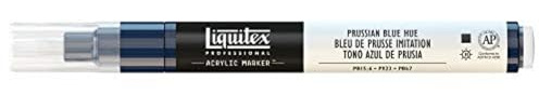 Liquitex Professional Fine Paint Marker, 2-4mm, Prussian Blue Hue