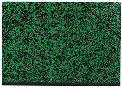 Clairefontaine 93243C - Un carton à dessin Annonay Fermeture élastiques 37x52 cm, Vert