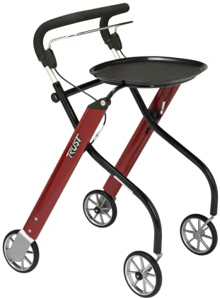 Trust Care Indoor Rollator Let's Go rot schwarz