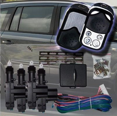OCS.tec Auto Kfz Zentralverriegelung ZV Türen Fenster Funk 4 Servos Motor Alarmanlage AL3