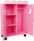 small Foot Puppenschrank/Puppenmöbel aus Holz, mit Einer Kleiderstange und 3 Fächer für Puppenkleider, ab 3 Jahren, 2880
