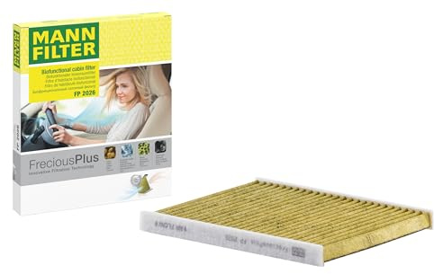 MANN-FILTER FP 2026 Filtro aria cabina - FreciousPlus Filtro Antipolline Biofunzionale - per Autovetture + veicoli commeriali