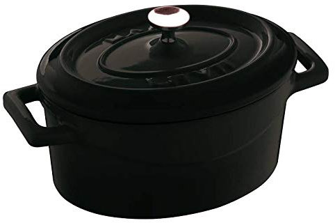Casseruola Ovale Col Nero Ghisa