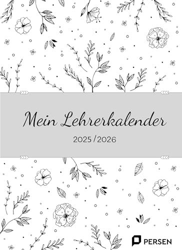 Mein Lehrerkalender 2025/2026 - Handlettering, Lehrerkalender, Schuljahresplaner DIN A4-Blattsammlung mit Elementen zum Ausmalen und Selbstgestalten