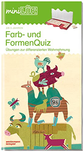 miniLÜK: Kindergarten/Vorschule Farb- und Formenquiz (miniLÜK-Übungshefte: Kindergarten)