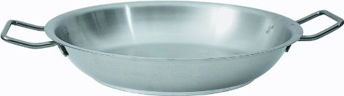 Sauteuse Kochtopf Topf mit 2 Griffen Chrom-Nickel-Stahl 28 cm Ø / 5,5 cm Höhe